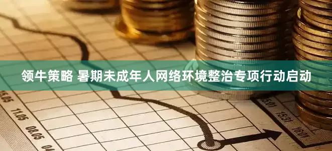 领牛策略 暑期未成年人网络环境整治专项行动启动